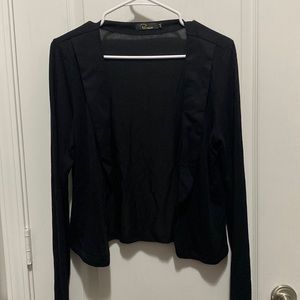 Black blazer like cardigan
